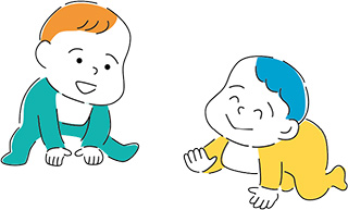 赤ちゃんのイラスト