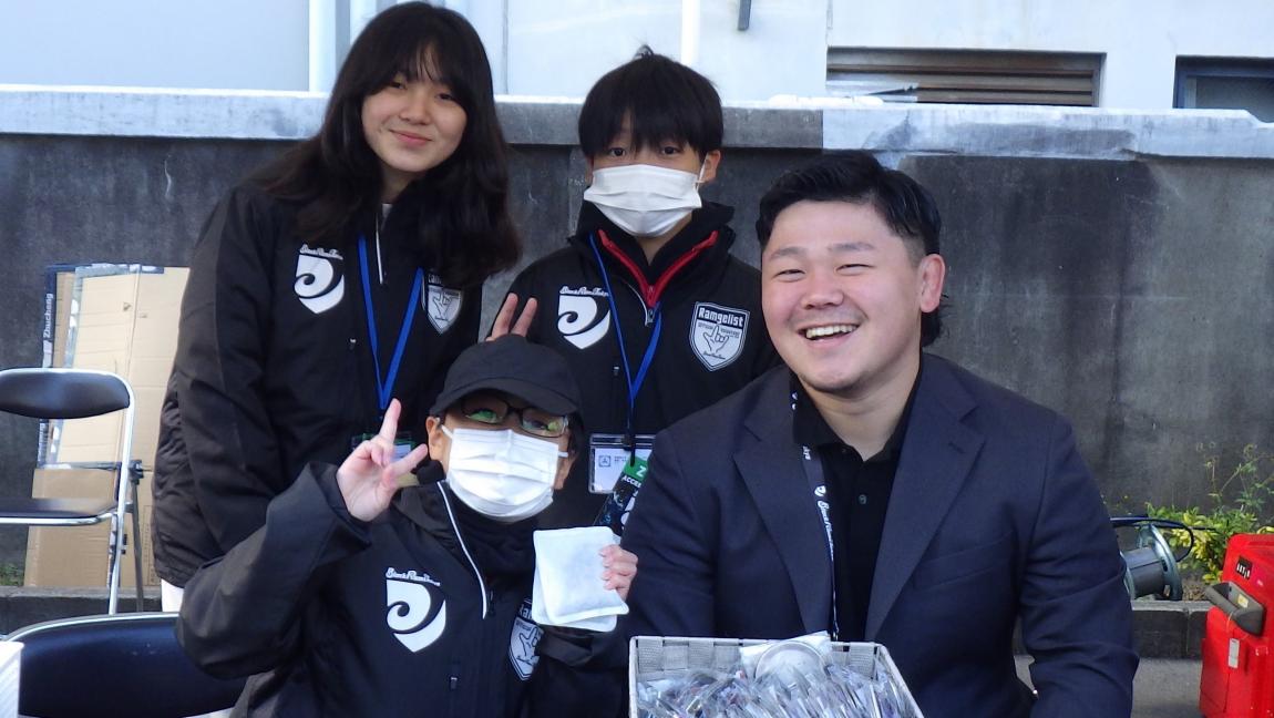 ブラックラムズ東京講座8「佐藤康選手との写真」