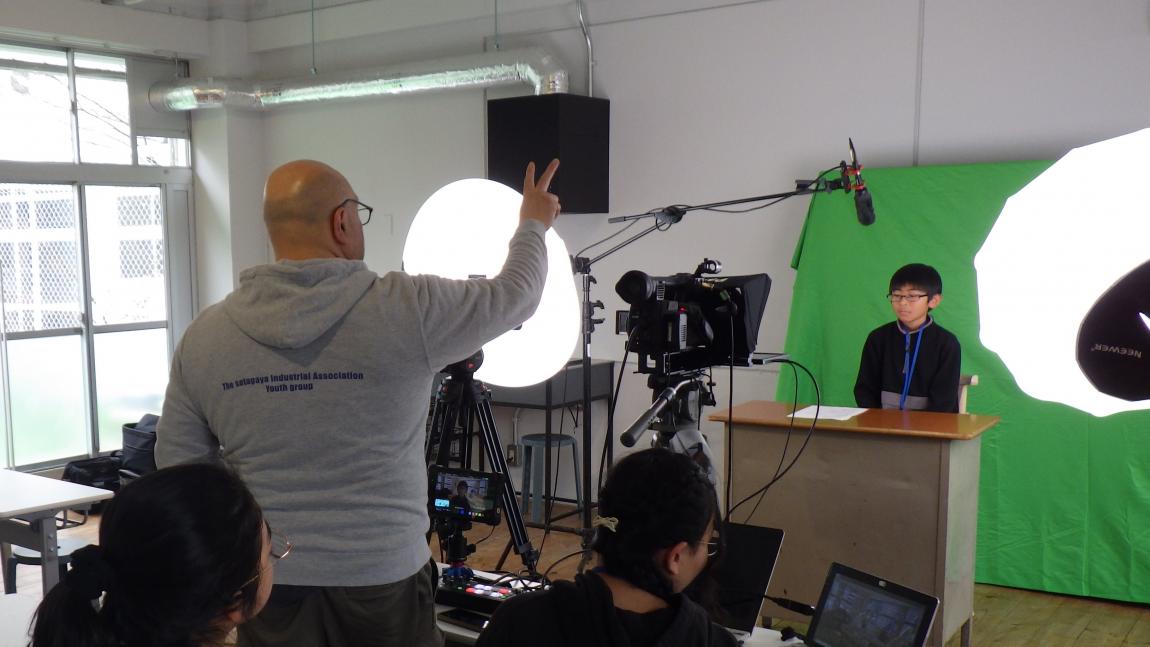 報道体験にチャレンジ！