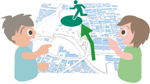 避難経路の確認