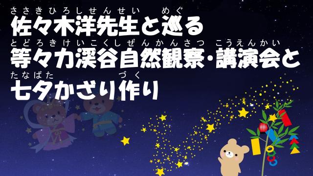 くま織姫と彦星