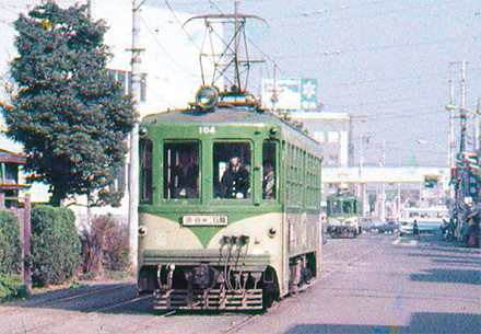 昭和43年（1968年）瀬田付近で撮影した写真