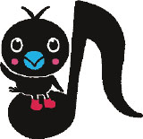 烏山地域キャラクター「からぴょん」のイラスト