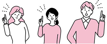 話し合う人々のイラスト