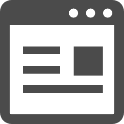 ウェブサイトのアイコン