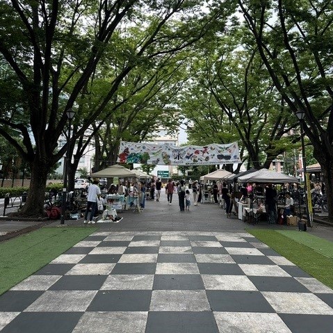 けやき広場の様子