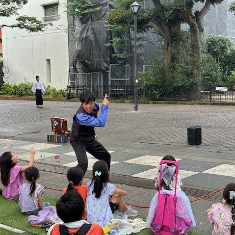 大道芸の様子