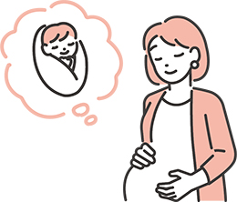 妊婦のイラスト