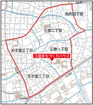 三宿まちづくりハウス位置図1