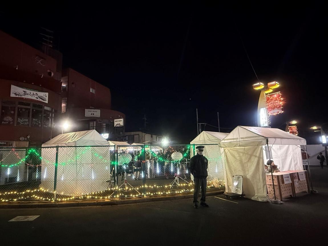 当日の夜の様子