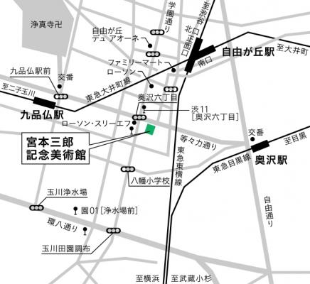 宮本三郎記念美術館地図
