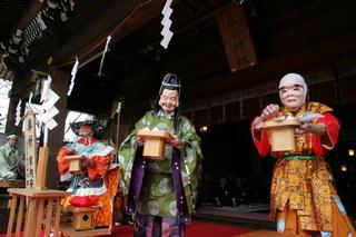 喜多見氷川神社の節分祭行事と神前神楽