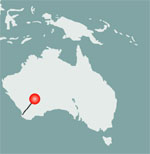 オーストラリア　バンバリー市の地図