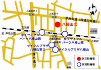 八幡山駅駐輪場地図