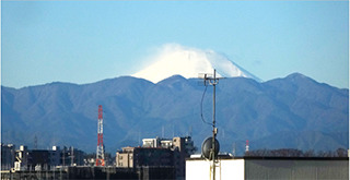 「富士見台」から望む富士山